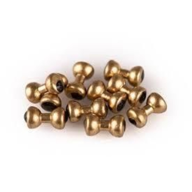 Dumbell Eyes Gold (10 pk)|Gold|Medium|Extra Small|Large|Small