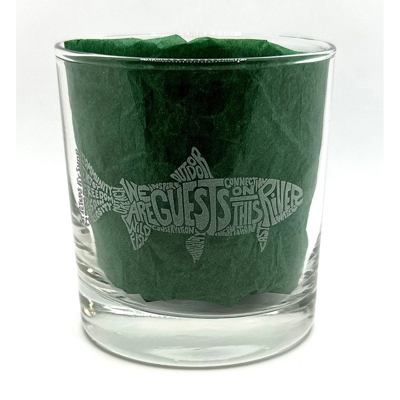 Bevvee Etched Manifesto Old Fashion Glass