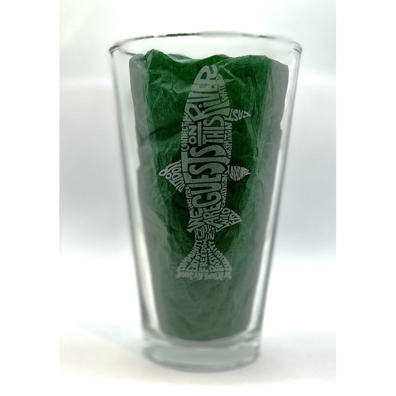 Bevvee Etched Manifesto Pint Glass