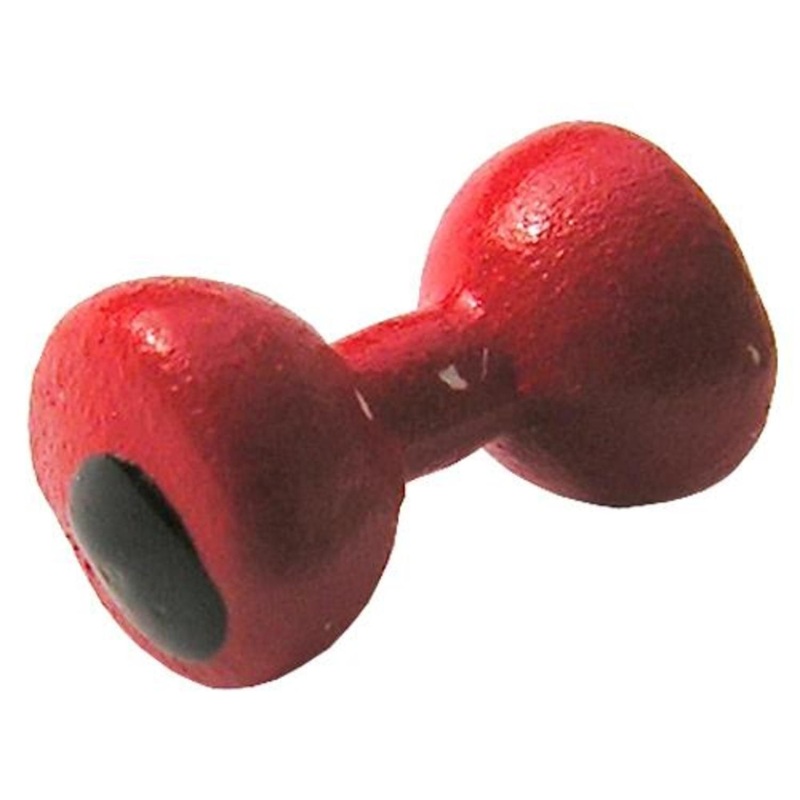 Dumbbell Eyes Red (10 pk)|Red|Medium|Small|Mini|Large|Extra Small