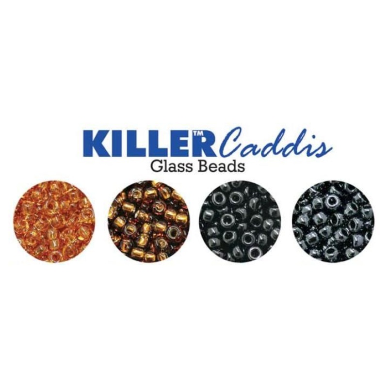 Killer Caddis Beads: Large|CC Gold|TR Crystal Pearl|CC Ruby|CC Yellow Olive|CC Olive|MT Rainbow|CC Diamond|OP Black|CC Tan|Large