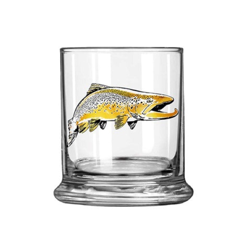 Rep Your Water The One Metallic Print Old Fashioned Glass