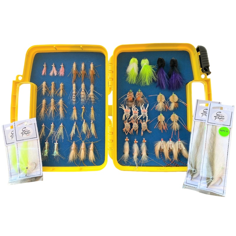 St. Peter’s Saltwater Flats Fly Assortment & Box