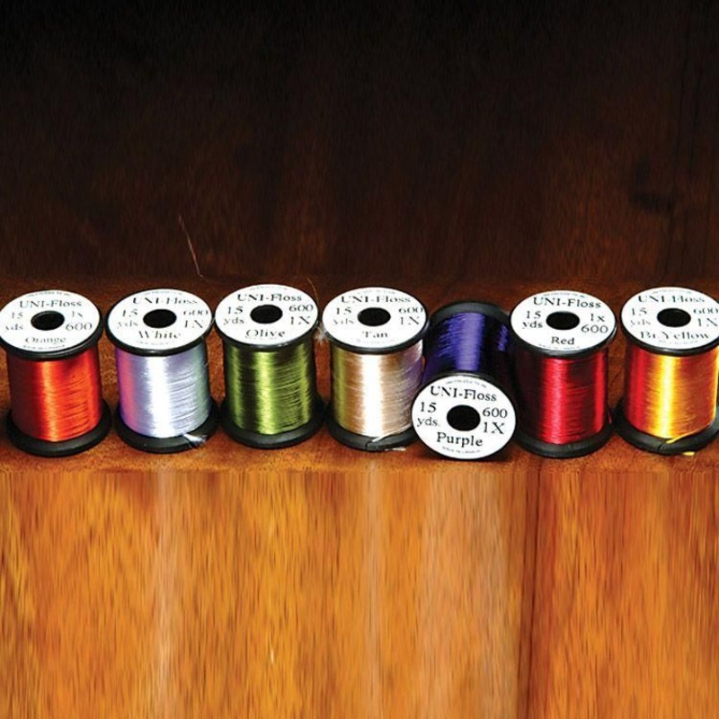 Uni-Floss 1x|Wine|Purple|Doc. Blue|Black|Orange|Emerald Green|Red|Dark Blue|White|Brown|Chartruese|Br. Yellow|Pink|Olive|Hot Pink|Gray|Cream|1X