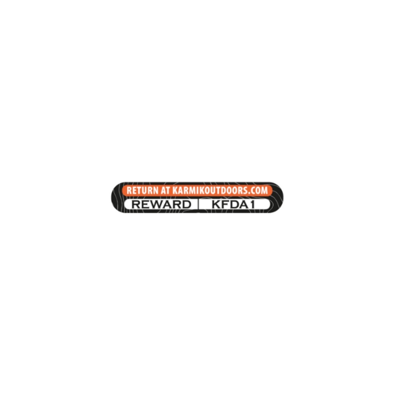Karmik Outdoors Single Decal Rod Sticker