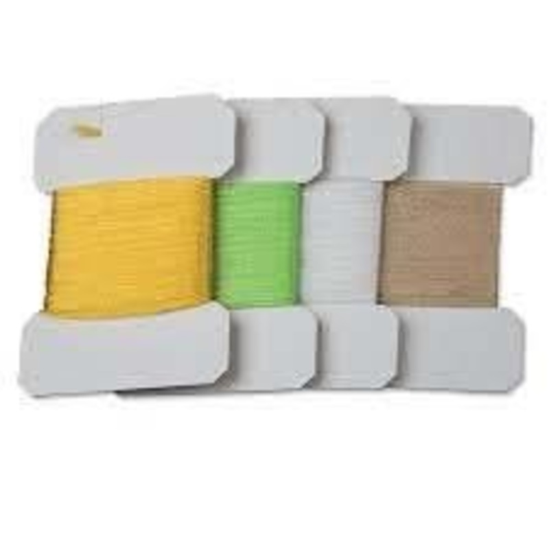 Antron Yarn|Tan|Red|Lt. Gray|Gold Brown|Gold Yellow|White|Black|Dark Brown|Caddis Green|Steel Gray|Rusty Orange|High Green|Med. Brown|Fl. Chartreuse|Fl. Orange|Fl. Red|Fl. Shell Pink|PMD Shuck|Copper Brown|Olive Dun|Fl. Fire Orange|Yellow|Brown Olive|Antr