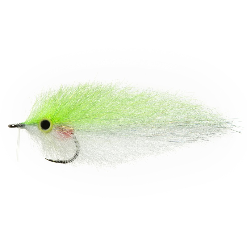 EP Peanut Butter Saltwater fly Chartreuse/ White