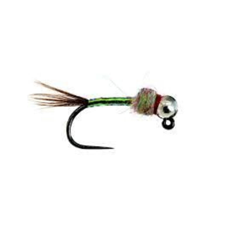 Tungsten Jig Rainbow Warrior Nymph #16