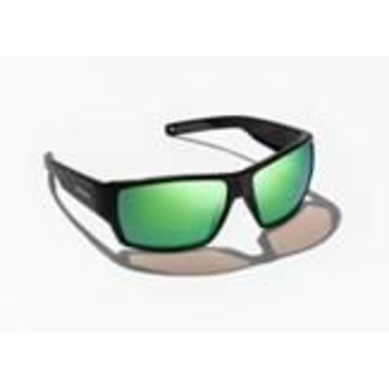 Bajio Vega: Black Matte Frame / Green Mirror Glass / Large