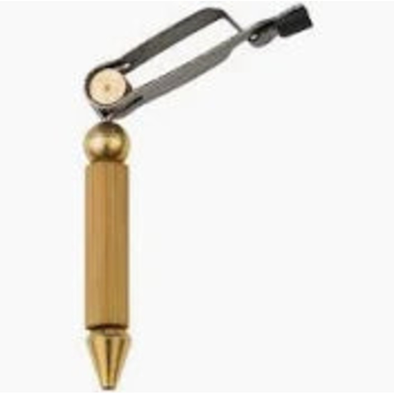 Dr. Slick Co. Hackle Pliers Rotary Sm Brass w/ half hitch tool