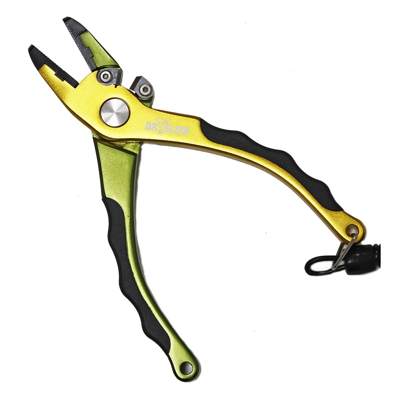 Dr. Slick Co. Typhoon Plier 6-1/2 Green and Gold