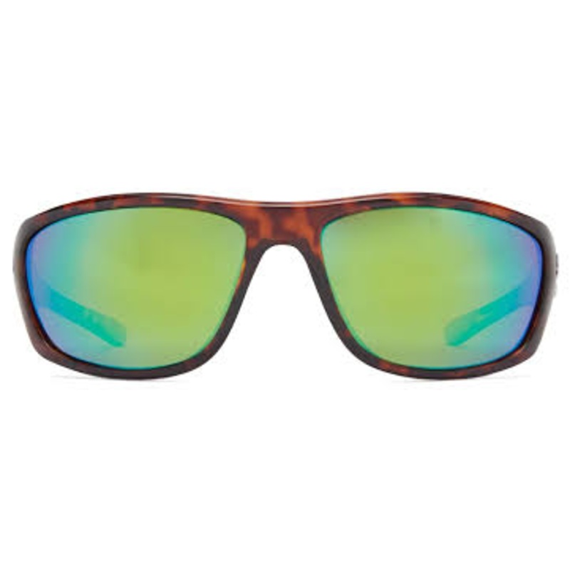 Fisherman Eyewear Riptide Shiny Tort Brown Lense Green Revo Mirror