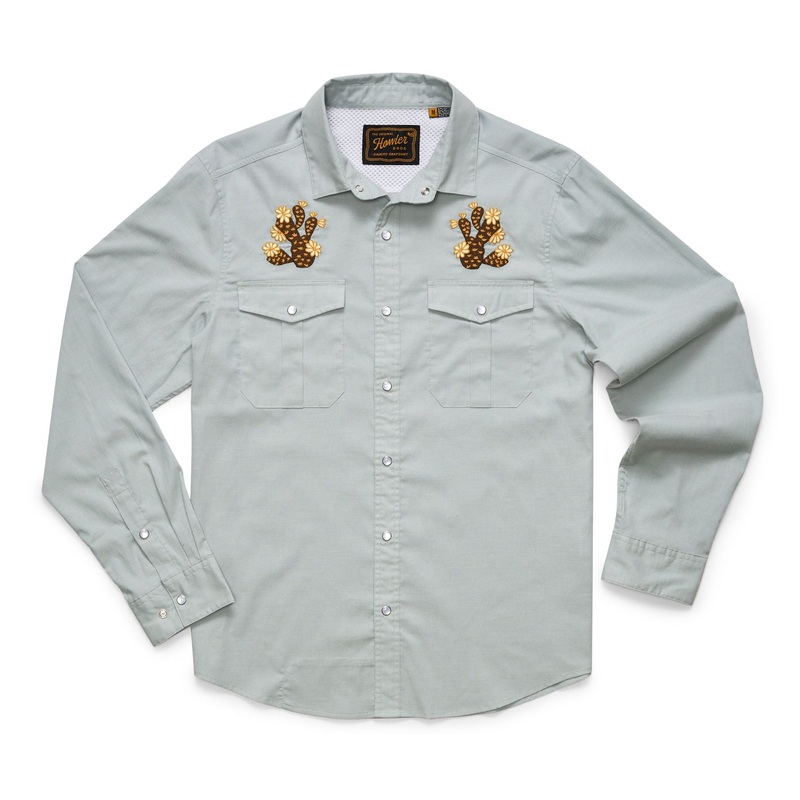 Howler Brothers Gaucho Snapshirt LS – Prickly Pears