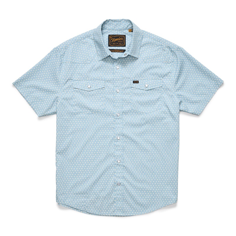 Howler Brothers H Bar B Snapshirt SS – Lockhart Floral : Pool Blue