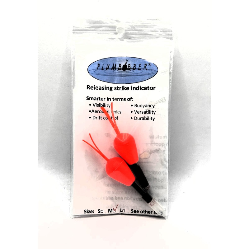 Pins & Fins LLC Plumbobber Medium Orange 2pck