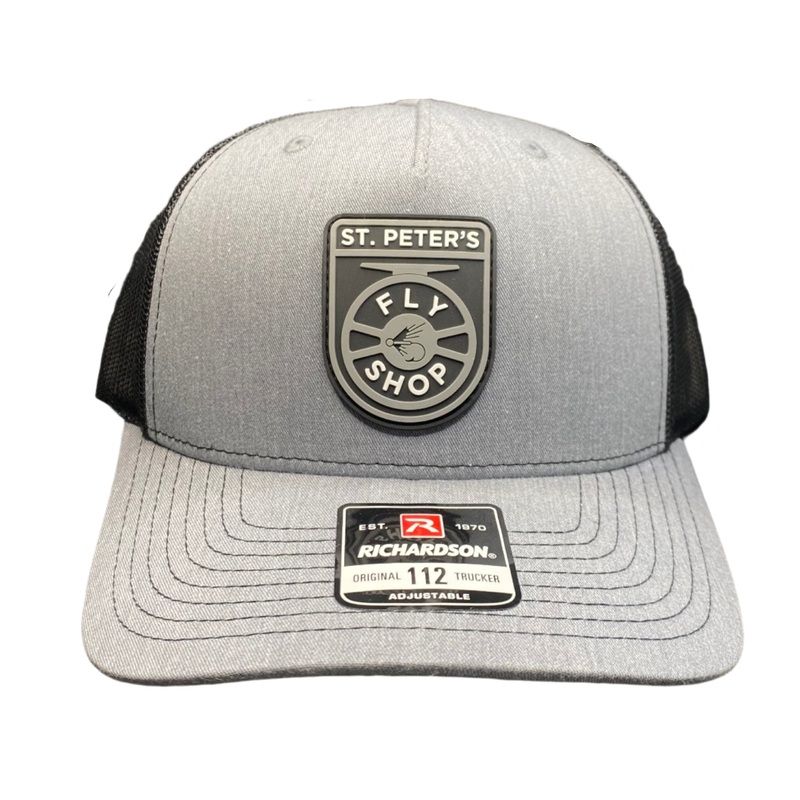 Richardson Sports St. Pete’s Rubber Reel Patch Heather Gray/Black OSFM