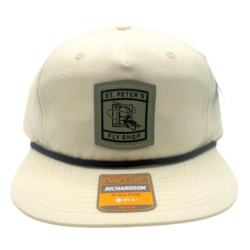 Richardson Sports St. Peter’s Classic Logo Olive Leather Patch Umpqua Hat Birch / Black Rope