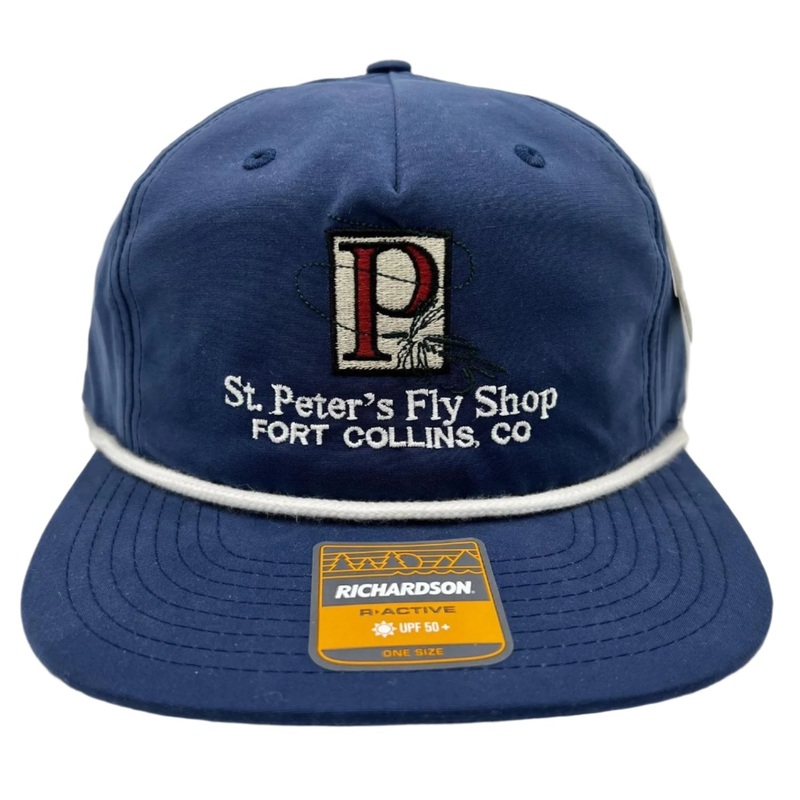 Richardson Sports St. Peter’s Classic Logo Umpqua Hat Navy w/ White Rope One Size