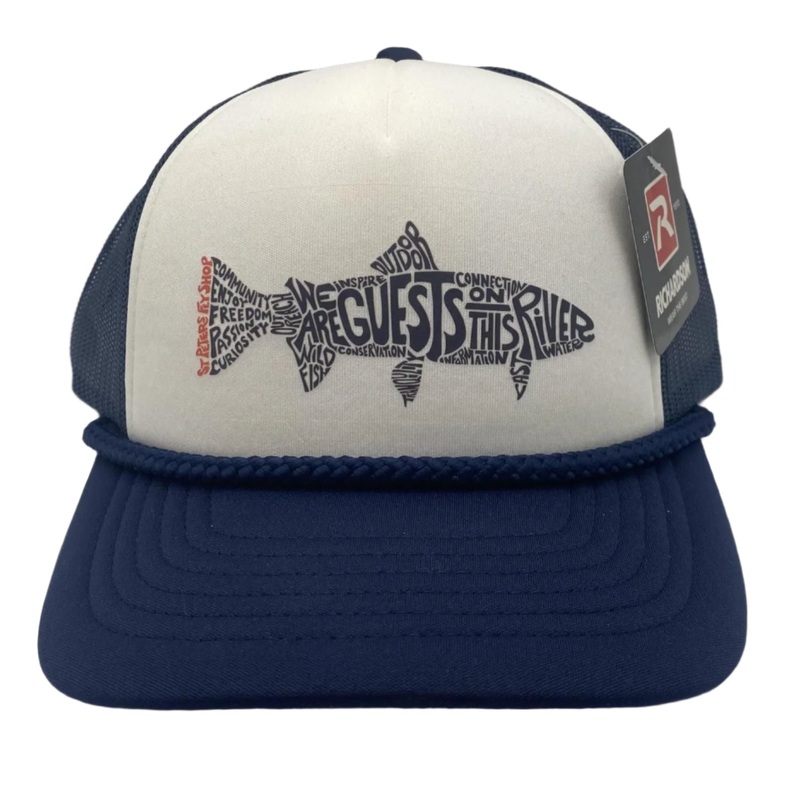 SPFS Foam Manifesto Trucker: White/Navy