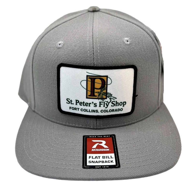 St. Peter’s Classic Logo Patch Wool Flatbill Snapback Hat Grey