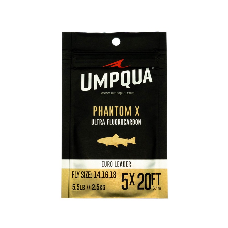 Umpqua Phantom X Euro Leader|20 Feet|5X