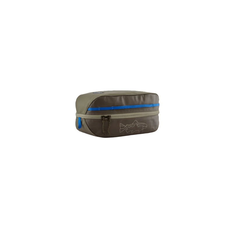 Patagonia Black Hole Cube 6L – Basin Green w/ Fitz Trout