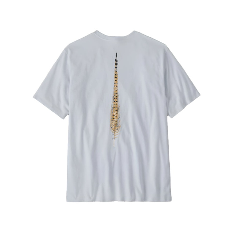 Patagonia Take a Stand Responsibili-Tee – Pheasant Tail: White