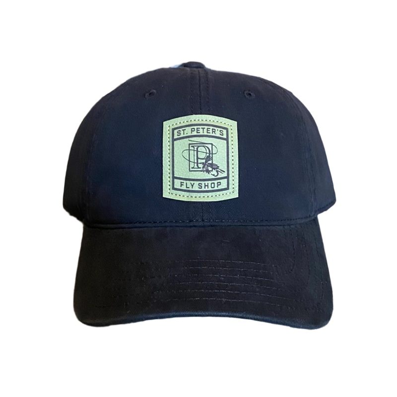 Richardson Sports St. Peter’s Classic Logo Olive Leather Patch Black Cotton Hat One Size