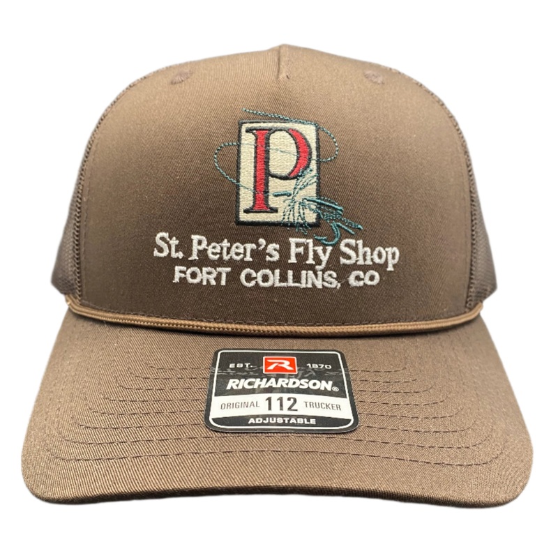 Richardson Sports St. Peter’s Classic Logo Trucker Hat Brown / Brown Rope One Size
