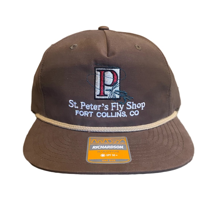 Richardson Sports St. Peter’s Classic Logo Umpqua Hat Brown w/ Tan Rope One Size