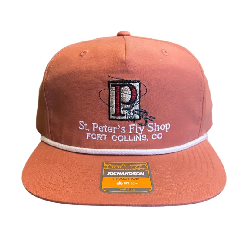 Richardson Sports St. Peter’s Classic Logo Umpqua Hat Dusty Rose w/ White Rope One Size