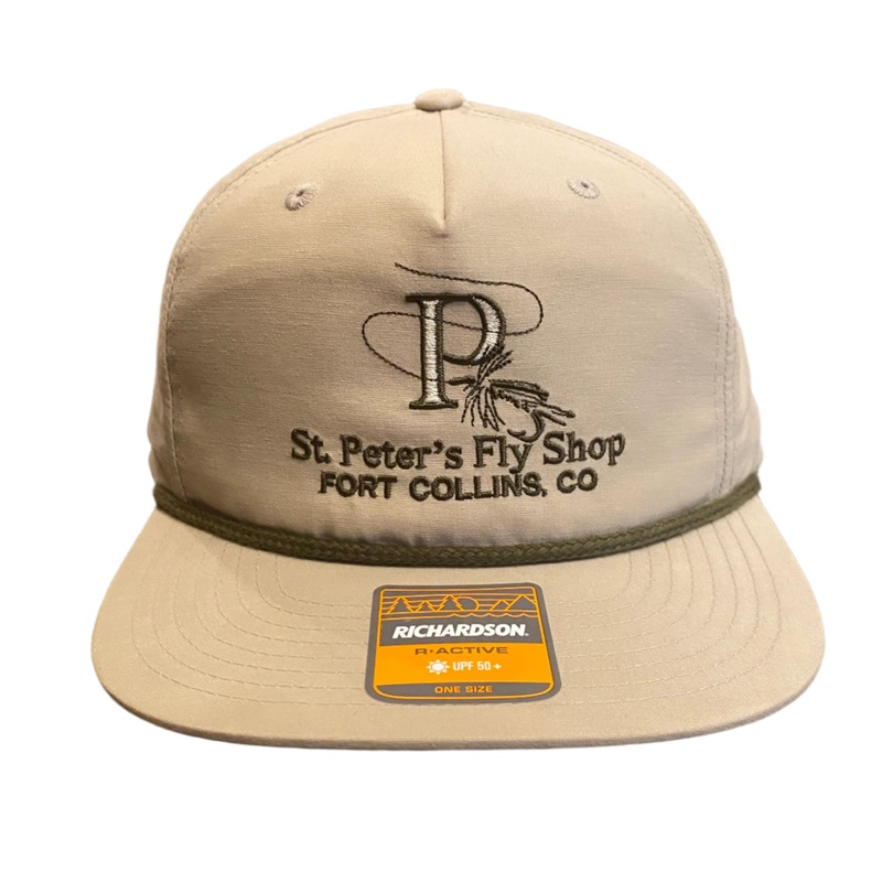Richardson Sports St. Peter’s Classic Logo Umpqua Hat Tan w/ Olive Rope One Size