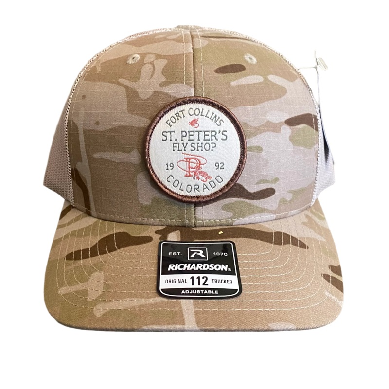 Richardson Sports St. Peter’s Tan Round Patch Hat Tan Camo