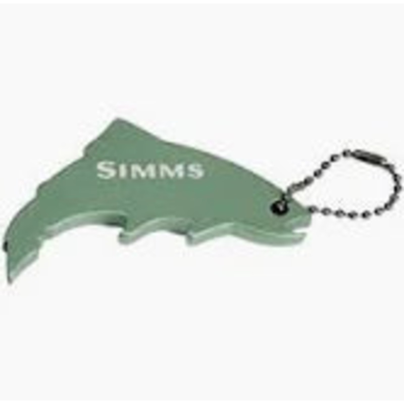 Simms Thirsty Trout Keychain Green