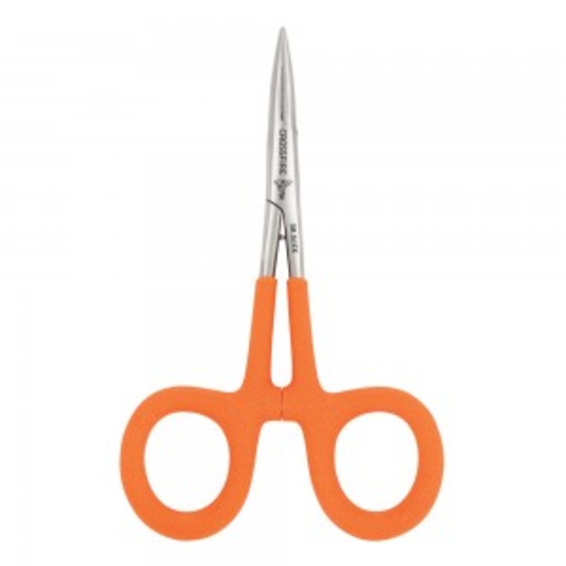 Dr. Slick Crossfire Clamp|Standard Clamp|Mitten Clamp|5″|Orange Textured Rubber Loops