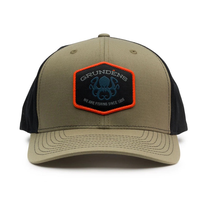Grundens Kracken Trucker 312|Charcoal/Black|Loden/Black