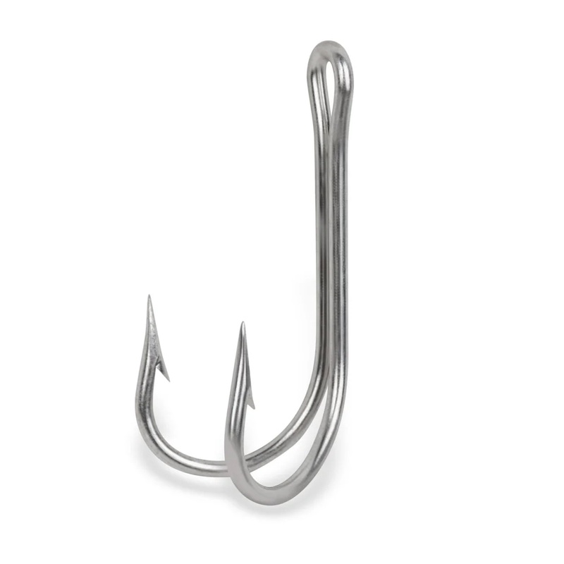Mustad XS 7897 Round Double IP Tuna Hooks 1x Strong Duratin