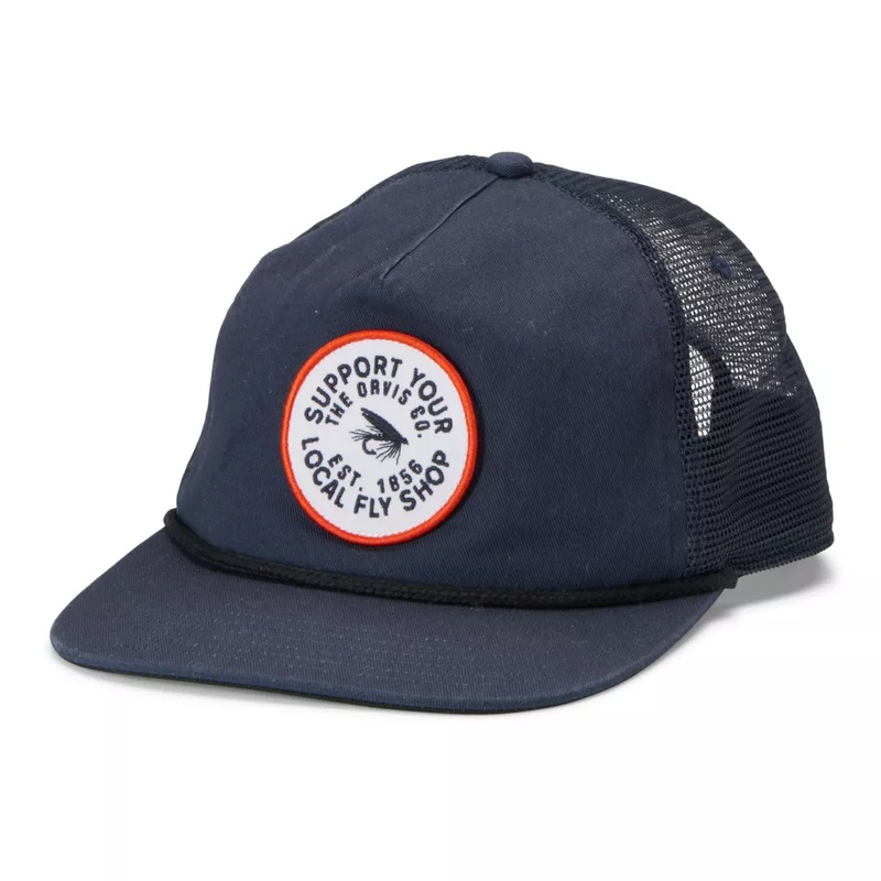 Orvis Fly Shop Rope Hat|Navy
