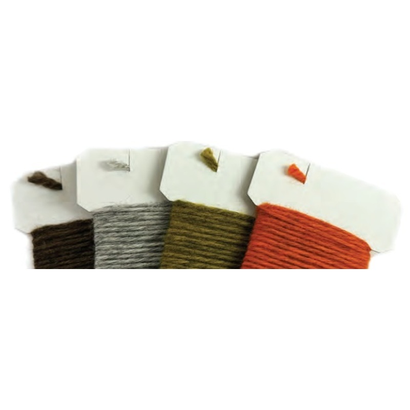 Wapsi Wool Body Yarn|White|Tan|Fl Chartreuse