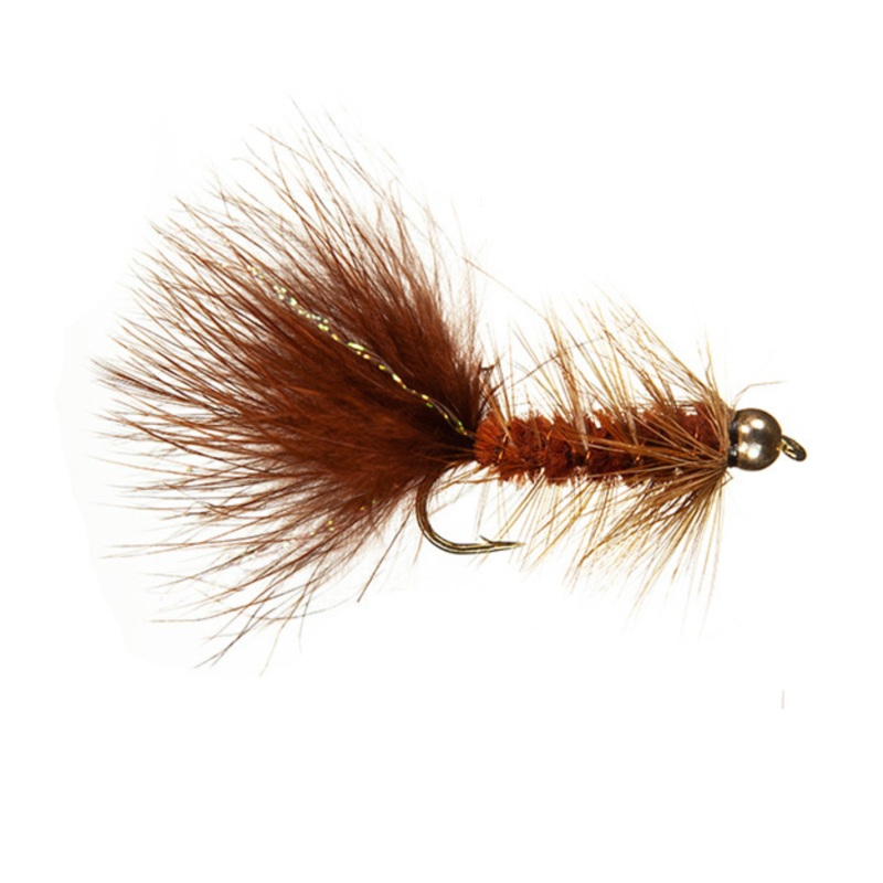 Bead Head Woolly Bugger – Brown