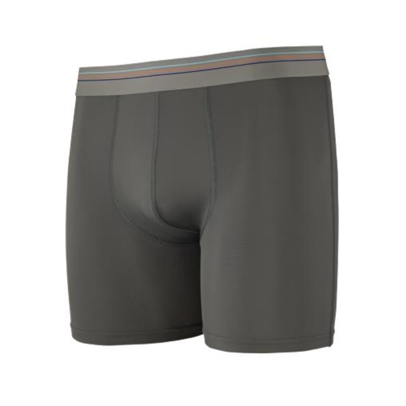 SALE 30% OFF- Patagonia Men’s Sender Boxer Briefs 6 Forge Grey