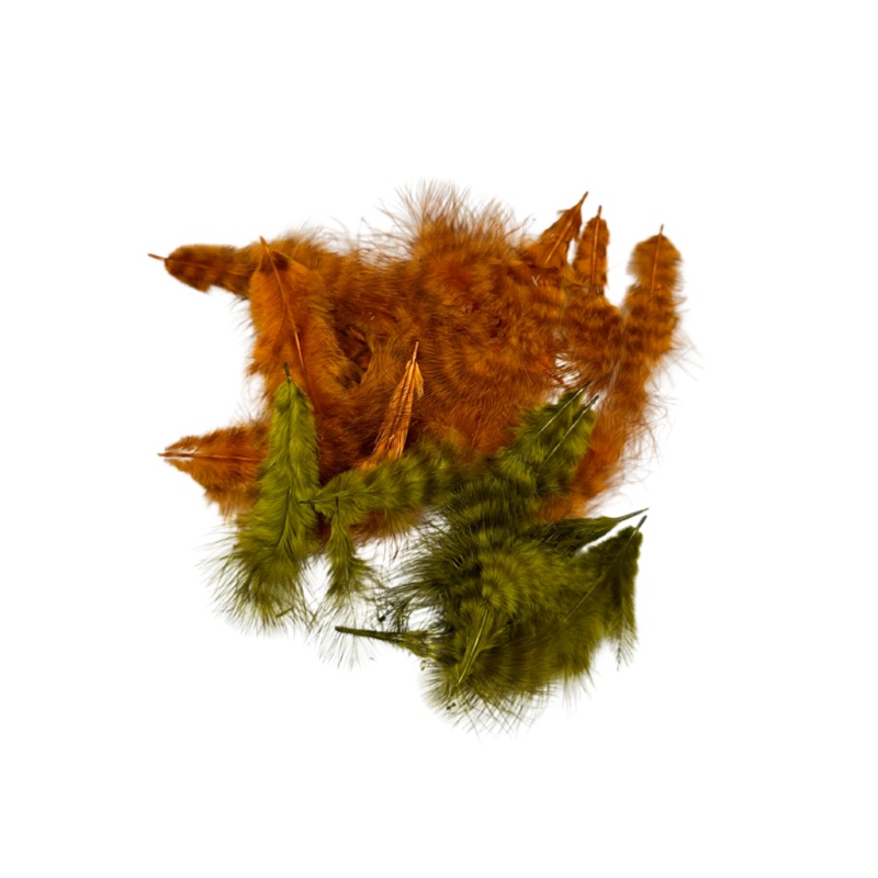 Wapsi – Grizzly Mini Marabou|Sand|Natural|Brown|Burnt Orange|Olive|Tan