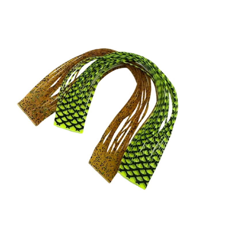 Wapsi – Sili Legs|Chartreuse/Black Flake|Pumpkin Gr/Or/Blk. Flake|Brown/Orange Flake|Black/Blue Flake|Black/Purple|Barred Fl. Fire Orange|Clear/Fire Orange|Barred Fl. Chartreuse|Barred Fl. Pink|Chart/Fire Orange|Barred Sand|Purple/Hot Pink|Metallic Pearl|