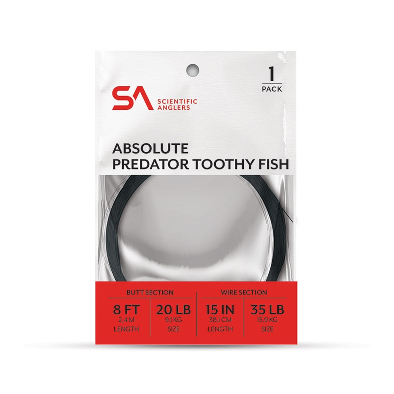 Scientific Anglers – Absolute Predator Toothy Fish Titanium Leader 55lb
