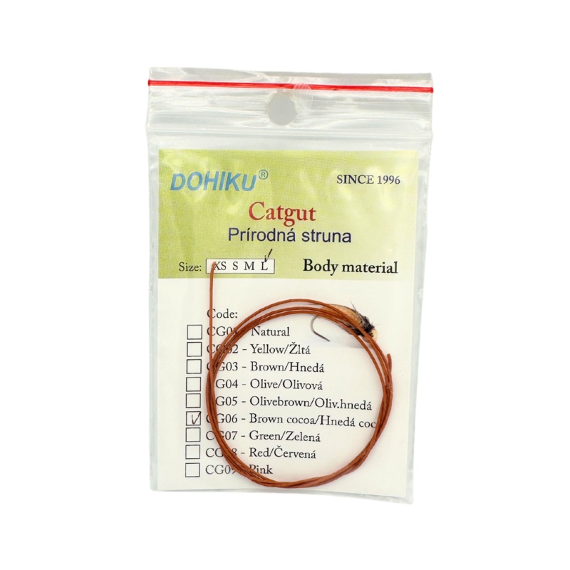 Dohiku Catgut|Brown Cocoa|Pink|Red|Brown|Green|Yellow|Olive Brown|Natural|Olive|Medium|Large|Small