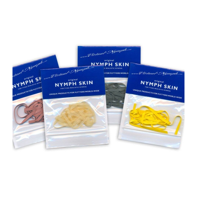 Virtual Nymph Skin|Olive|Electric Pink|Caddis Green|Yellow Sally|Hot Czech Nymph|Dark Tan|Black|Cream|Translucent|Natural|Medium Tan|Midge Red|3mm|4.5mm