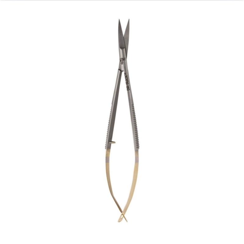 Dr. Slick Spring Scissors 4|Gold|Curved