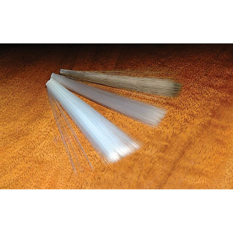 Hareline Mayfly Tails|Black Barred White|White|Black|Tan|Amber|Light Dun|Medium Dun|Dark Dun|Pale Yellow|Olive