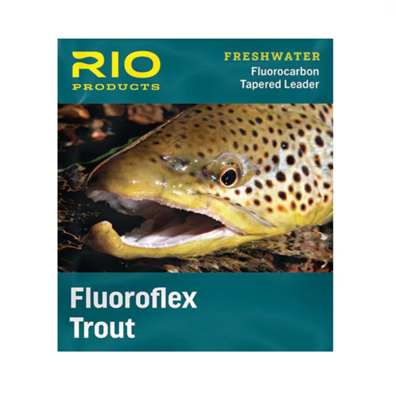 RIO Fluoroflex Trout Leader|9′ 0X (10lb)|9′ 1X (9lb)|9′ 2X (8lb)|9′ 3X (6lb)|9′ 4X (5lb)|9′ 5X (3lb)|9′ 6X (2lb)|9′ 7X (1.5lb)