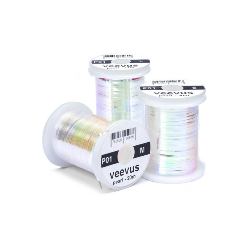 Veevus Pearl Tinsel|Small|Large|Medium